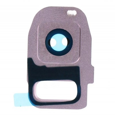 Camera Lens Glass With Frame For Samsung Galaxy S7 Edge Pink Gold By - Maxbhi Com