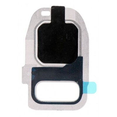Camera Lens Glass With Frame For Samsung Galaxy S7 White By - Maxbhi Com