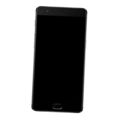 Camera Lens Glass with Frame for OnePlus 3T Black