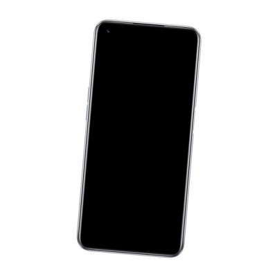 Camera Lens Glass with Frame for Realme Narzo 30 White