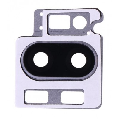 Camera Lens Glass With Frame For Lg G7 Thinq White By - Maxbhi Com