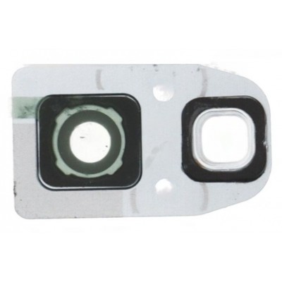 Camera Lens Glass With Frame For Samsung Galaxy A7 2017 Blue By - Maxbhi Com