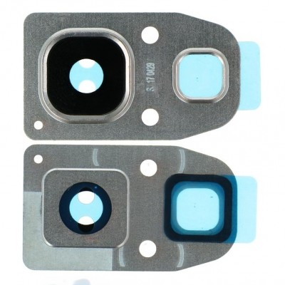 Camera Lens Glass With Frame For Samsung Galaxy A7 2017 Peach By - Maxbhi Com