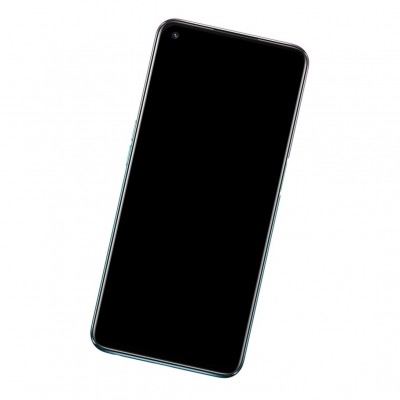 Camera Lens Glass with Frame for Oppo A74 5G White