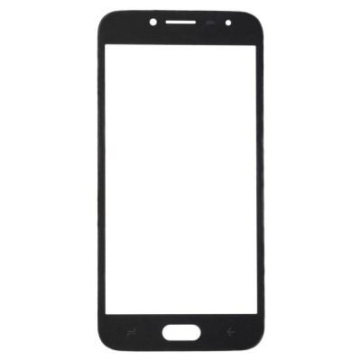 Replacement Front Glass For Samsung Galaxy J2 2018 Black By - Maxbhi Com