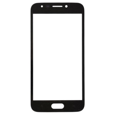 Replacement Front Glass For Samsung Galaxy J2 2018 Black By - Maxbhi Com
