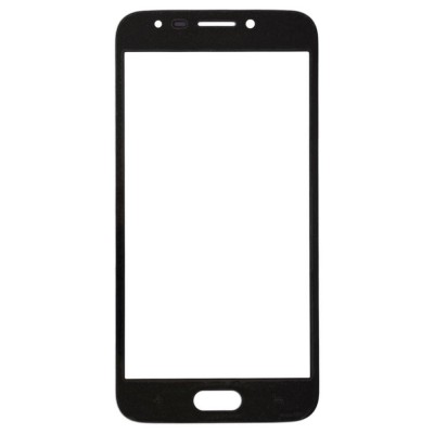 Replacement Front Glass For Samsung Galaxy J2 2018 Black By - Maxbhi Com