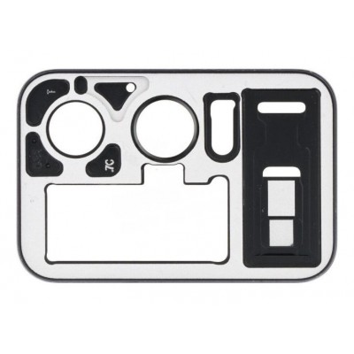 Camera Lens Glass With Frame For Xiaomi Mi 11 Ultra White By - Maxbhi Com