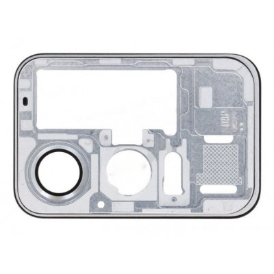 Camera Lens Glass With Frame For Xiaomi Mi 11 Ultra White By - Maxbhi Com