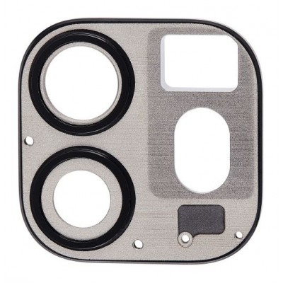 Camera Lens Glass With Frame For Apple Ipad Pro 11 2021 Silver By - Maxbhi Com