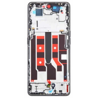 Lcd Frame Middle Chassis For Oppo Reno 8t 5g Black By - Maxbhi Com