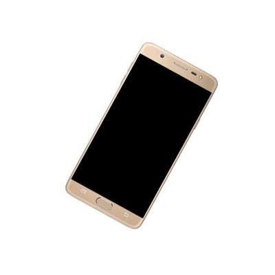 Camera Lens Glass with Frame for Samsung Galaxy On Max Black