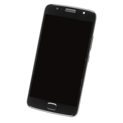 Camera Lens Glass with Frame for Moto G5S White