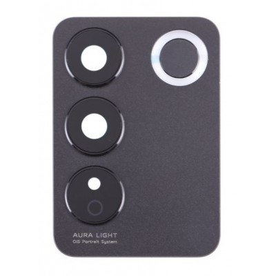 Camera Lens Glass with Frame for Vivo V27 Pro Black