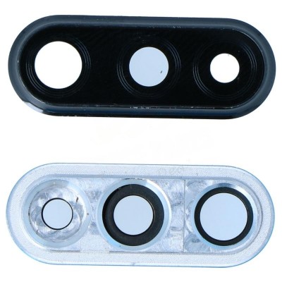 Camera Lens Glass With Frame For Huawei P30 Lite New Edition Black By - Maxbhi Com