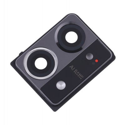 Camera Lens Glass with Frame for Oppo F21s Pro Black
