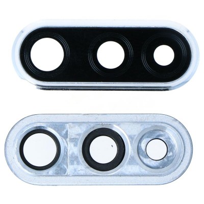 Camera Lens Glass With Frame For Huawei P30 Lite New Edition White By - Maxbhi Com