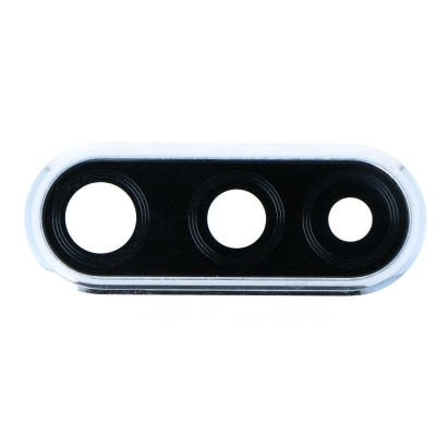 Camera Lens Glass With Frame For Huawei P30 Lite New Edition White By - Maxbhi Com