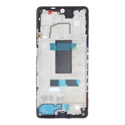 Lcd Frame Middle Chassis For Xiaomi Poco X5 Pro 5g White By - Maxbhi Com