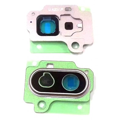 Camera Lens Glass With Frame For Samsung Galaxy Tab S7 Fe Pink By - Maxbhi Com