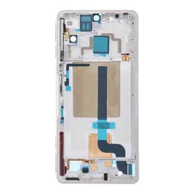 Lcd Frame Middle Chassis For Xiaomi Poco F4 Gt Silver By - Maxbhi Com