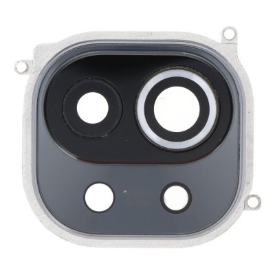 Camera Lens Glass With Frame For Xiaomi Mi 11 Grey By - Maxbhi Com