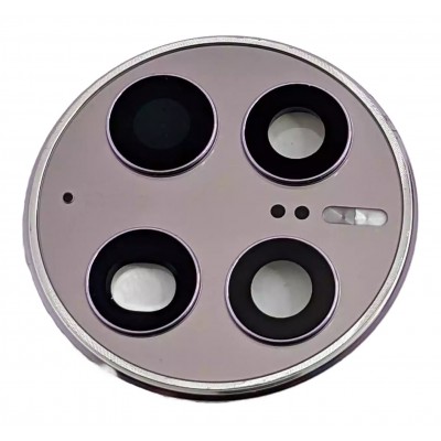 Camera Lens Glass With Frame For Huawei Mate 50 Pro Purple By - Maxbhi Com
