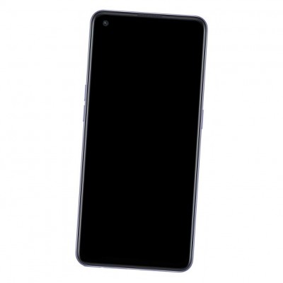 Camera Lens Glass with Frame for Oppo A95 4G Black