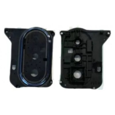 Camera Lens Glass With Frame For Huawei Nova Y70 Plus Black By - Maxbhi Com