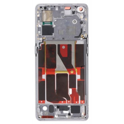 Lcd Frame Middle Chassis For Oppo Find X5 Purple By - Maxbhi Com