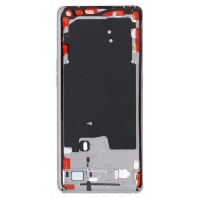 Lcd Frame Middle Chassis For Oppo Find X5 White By - Maxbhi Com