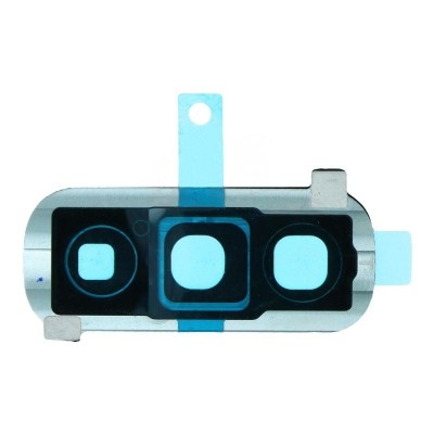 Camera Lens Glass With Frame For Samsung Galaxy Fold 5g Silver By - Maxbhi Com