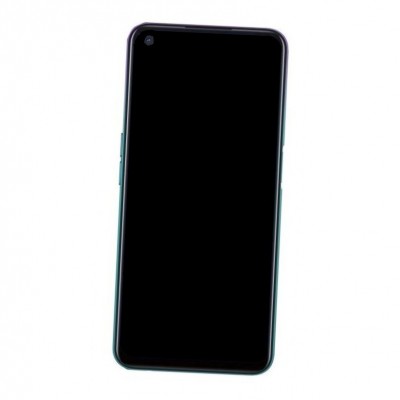 Camera Lens Glass with Frame for Oppo A72 Black