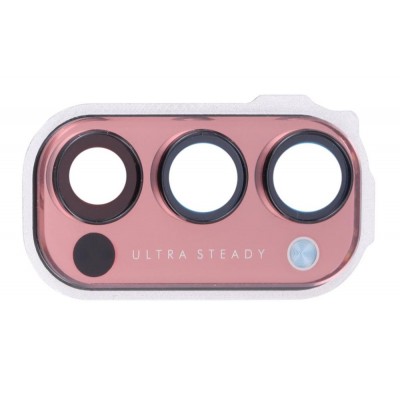 Camera Lens Glass With Frame For Oppo Reno 4 Pro 5g Pink By - Maxbhi Com