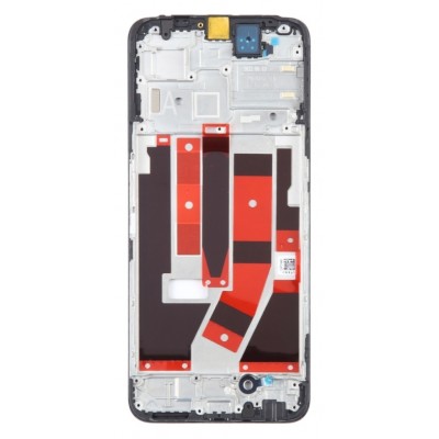 Lcd Frame Middle Chassis For Oppo A97 5g Blue By - Maxbhi Com