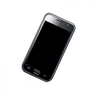 Camera Lens Glass with Frame for Samsung I9000 Galaxy S Black