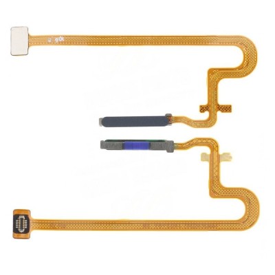 Fingerprint Sensor Flex Cable For Oppo A58 4g Black By - Maxbhi Com