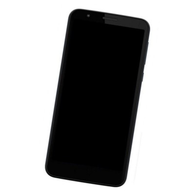 Camera Lens Glass with Frame for Motorola Moto E6 Black