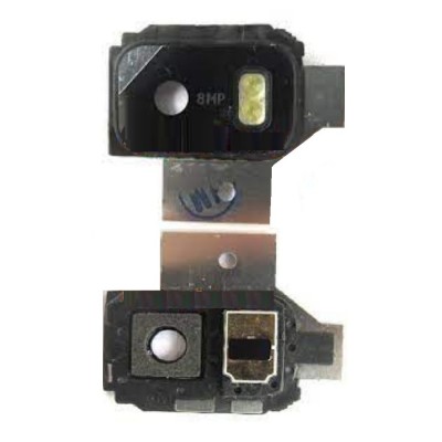 Camera Lens Glass with Frame for Nokia E7 Black