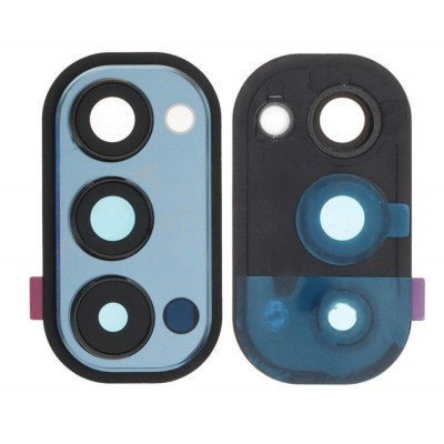 Camera Lens Glass With Frame For Oppo Reno 4 5g Blue By - Maxbhi Com