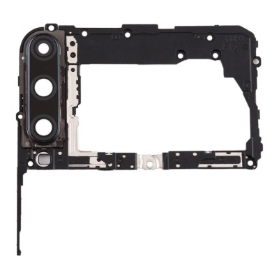 Camera Lens Glass with Frame for Huawei P40 lite E White