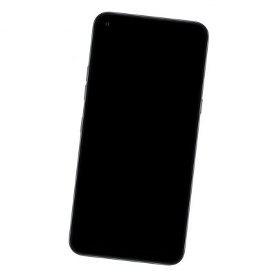Camera Lens Glass with Frame for LG Q61 Black