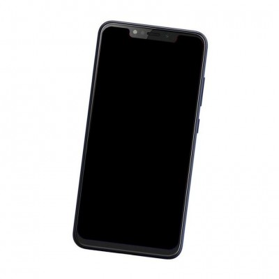 Camera Lens Glass with Frame for Infinix Hot 6X Black