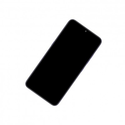 Camera Lens Glass with Frame for LG K22 Blue