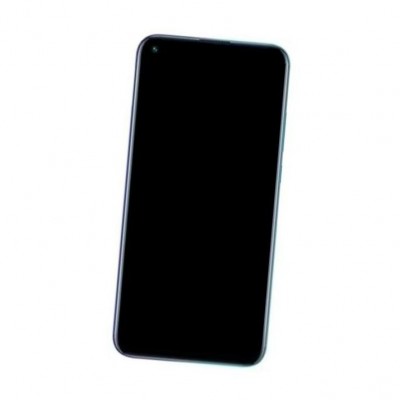 Camera Lens Glass with Frame for Honor 9C Black