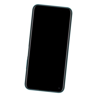 Camera Lens Glass with Frame for BLU G61s Cyan