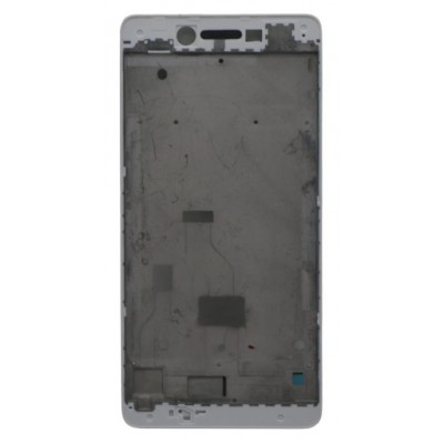 Lcd Frame Middle Chassis For Oppo F1 White By - Maxbhi Com