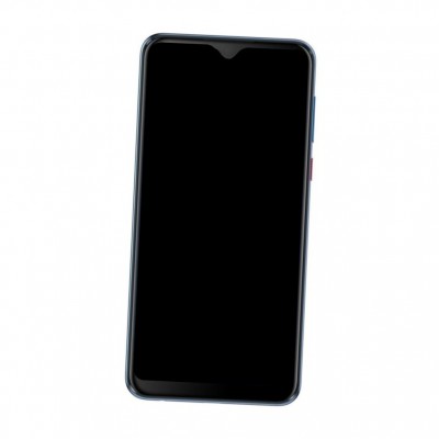 Camera Lens Glass with Frame for HTC Desire 19 Plus Black