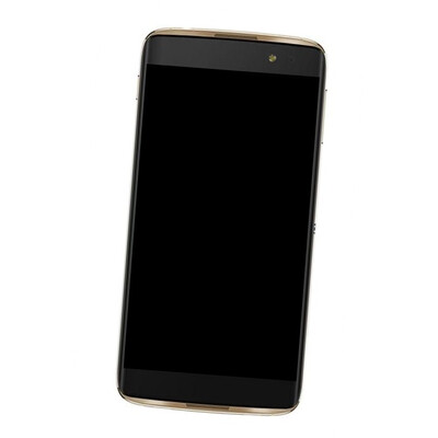 Camera Lens Glass with Frame for Alcatel Idol 4S Windows Gold