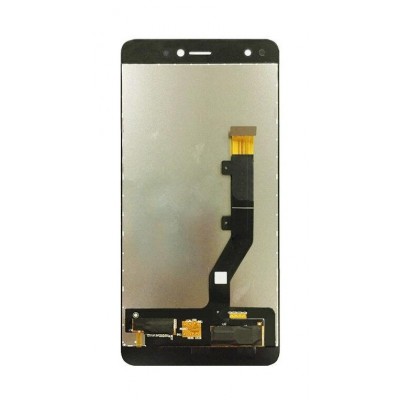 Lcd With Touch Screen For Bq Aquaris X Black By - Maxbhi Com